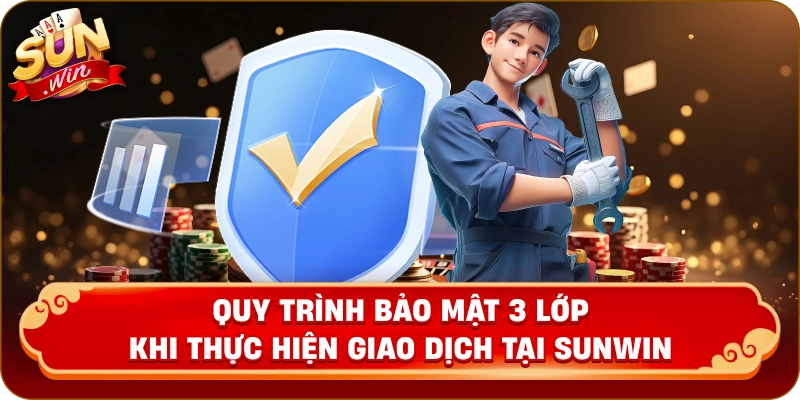 Quy trình bảo mật 3 lớp khi thực hiện giao dịch tại Sunwin